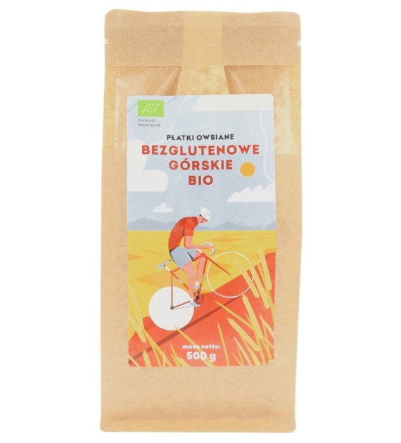 PIĘĆ PRZEMIAN Płatki owsiane bezglutenowe górskie BIO 500g
