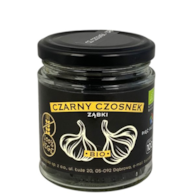 PIĘĆ PRZEMIAN Czarny czosnek - ząbki bez łupiny BIO 100g