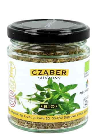 PIĘĆ PRZEMIAN Cząber suszony bezglutenowy BIO 40g