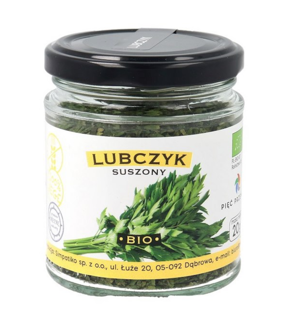 PIĘĆ PRZEMIAN Lubczyk suszony bezglutenowy BIO 20g