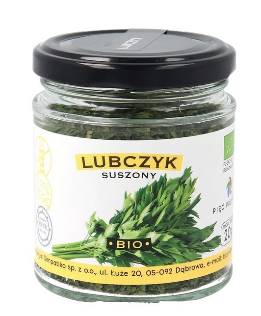 PIĘĆ PRZEMIAN Lubczyk suszony bezglutenowy BIO 20g