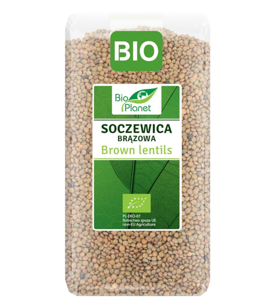 BIO PLANET Soczewica brązowa BIO 500g