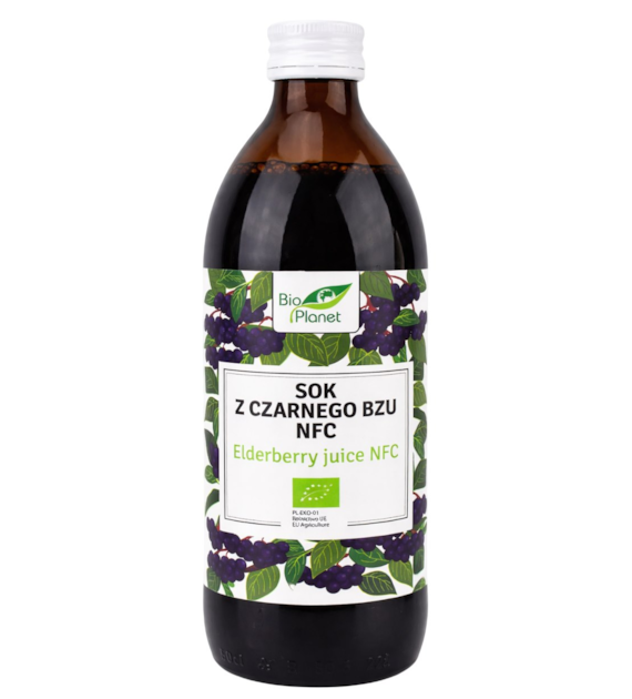 BIO PLANET Sok z Czarnego bzu NFC 100% BIO 500ml