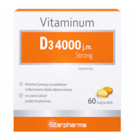 Vitaminum D3 4000 Strong 60kaps. STARPHARMA