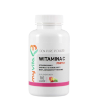 MyVita Witamina C FORTE+ proszek 100g - witamina C + bioflawonoidy + dzika róża