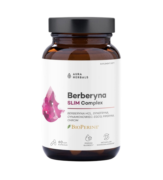 AURA HERBALS Berberyna SLIM Complex 60 vkaps.