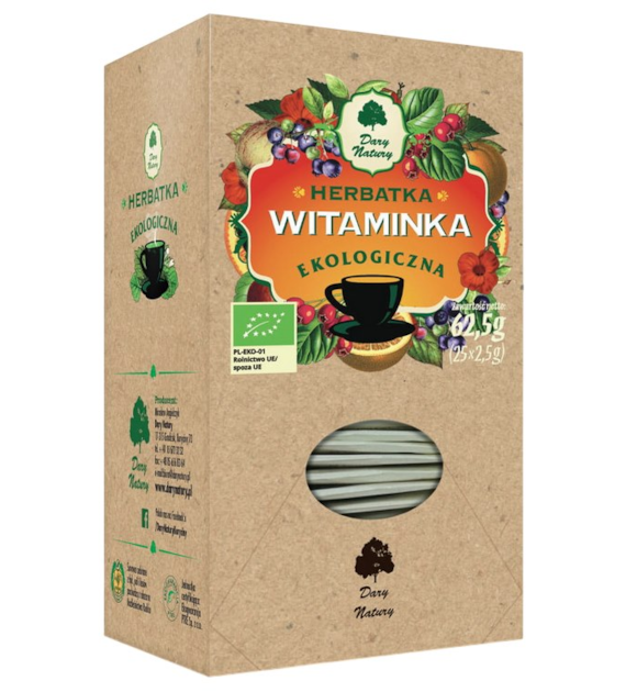 Herbatka Witaminka fix BIO 25*2,5g DARY NATURY