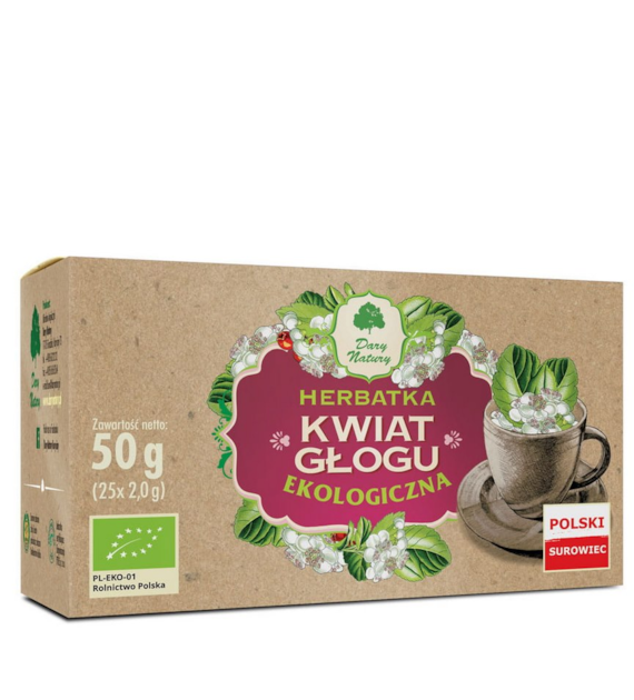 Głóg kwiat fix BIO 25*2g DARY NATURY