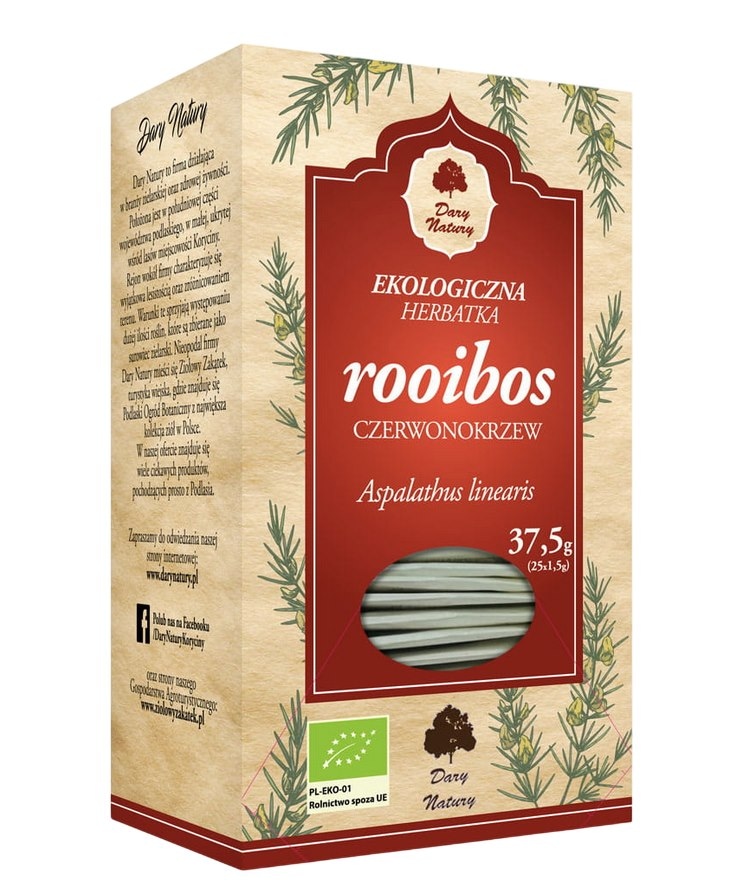 Herbatka Rooibos BIO fix 25*1,5g DARY NATURY