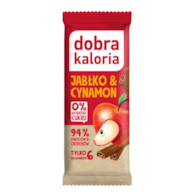 DOBRA KALORIA Baton Jabłko i cynamon 35g KUBARA