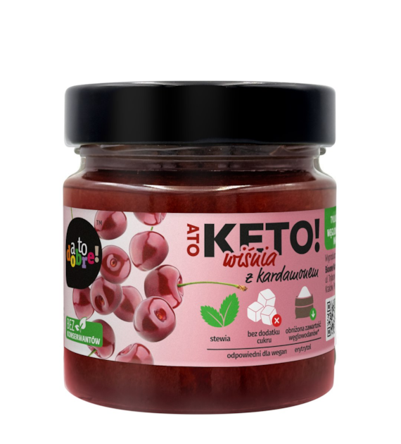 atodobre! KETO Wiśnia z kardamonem bez dodatku cukru 200g