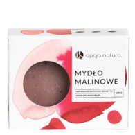 Mydło malinowe w kostce 100g OPCJA NATURA
