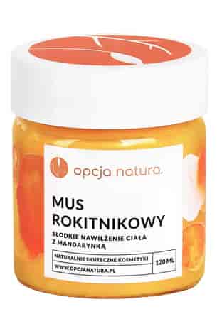 Mus rokitnikowy 120ml OPCJA NATURA - słodkie nawilżenie ciała z mandarynką