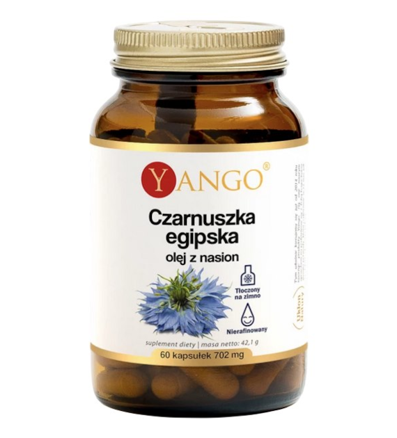 YANGO Czarnuszka egipska - olej z nasion 500mg, 60 kaps.