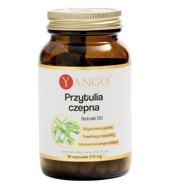 YANGO Przytulia czepna - ekstrakt 20:1 480mg, 90 kaps.