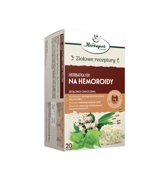Herbatka na Hemoroidy fix 20*2g HERBAPOL KRAKÓW