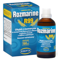 ASEPTA Rozmarine R99 100ml - Olejek z rozmarynu + olejek szałwiowy