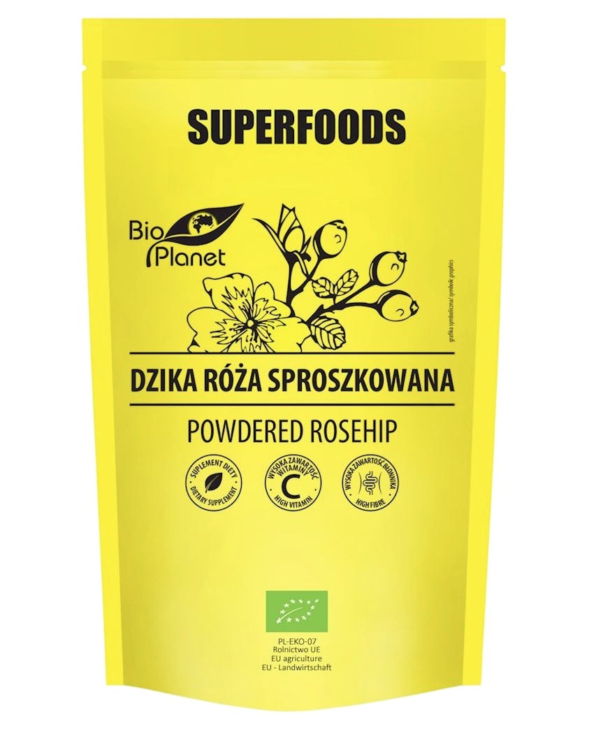 SUPERFOODS Dzika róża sproszkowana BIO 150g BIO PLANET