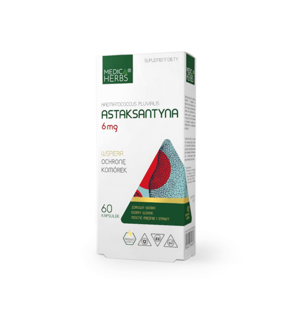 MEDICA HERBS Astaksantyna 6mg, 60 kaps.