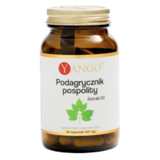 YANGO Podagrycznik pospolity - ekstrakt 10:1 330mg, 90 kaps.