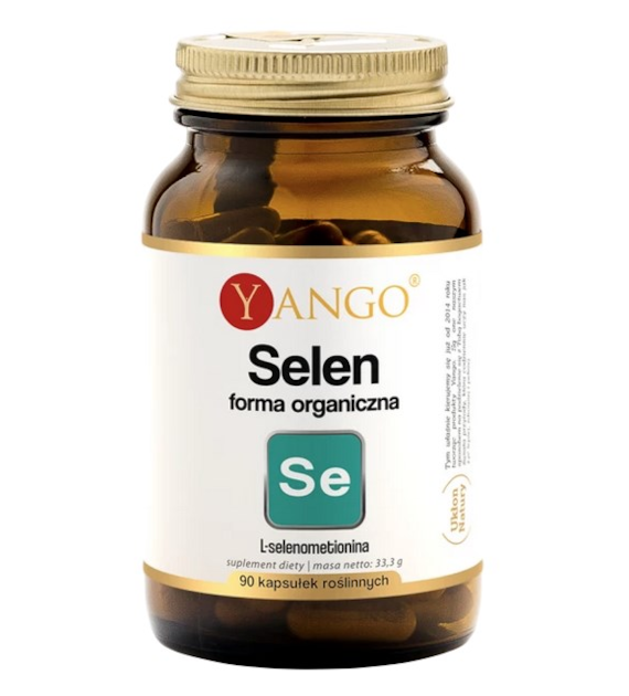 YANGO Selen forma organiczna 100mcg, 90 kaps.