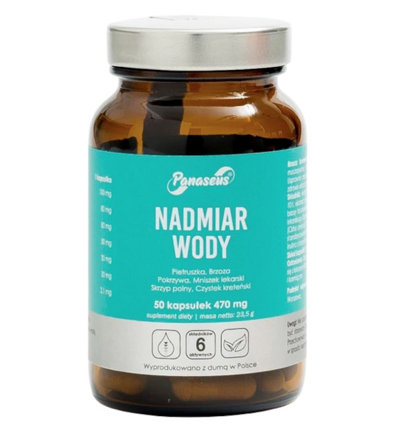 PANASEUS Nadmiar wody - 50 kaps. YANGO