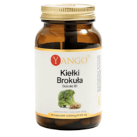 YANGO Kiełki brokuła ekstrakt 10:1 425mg, 90 kaps.