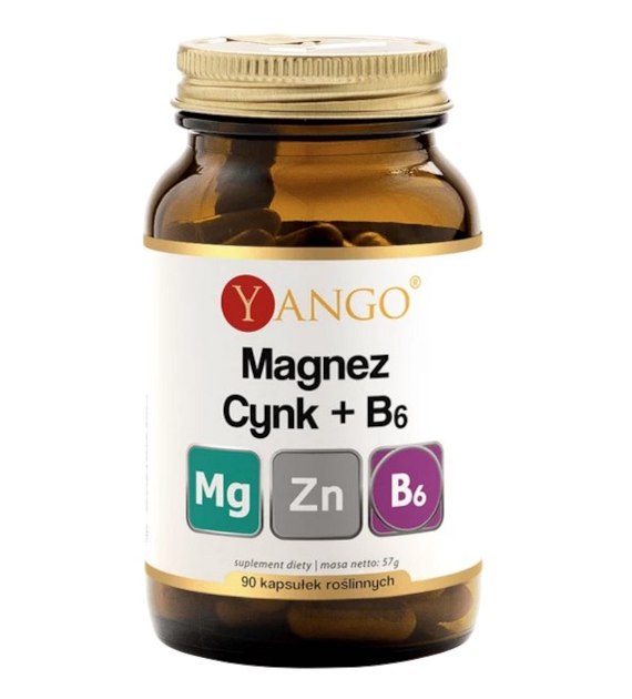 YANGO Magnez + cynk + B6 90 kaps.