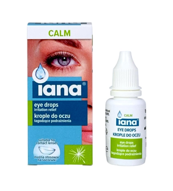 IANA Krople do oczu CALM łagodzące podrażnienia 10ml STARPHARMA