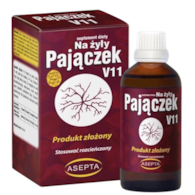 ASEPTA Pajączek V11 - krople na żyły 100ml