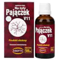 ASEPTA Pajączek V11 - krople na żyły 100ml