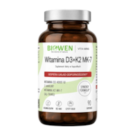 BIOWEN Witaminy D3+K2MK7 (4000IU+100mcg) 90 kaps.