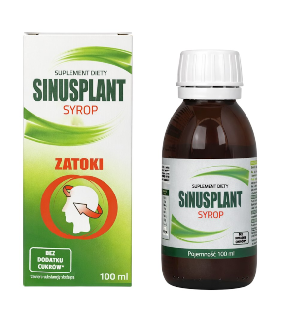 Syrop Sinusplant bez cukru 100ml PLANTA-LEK
