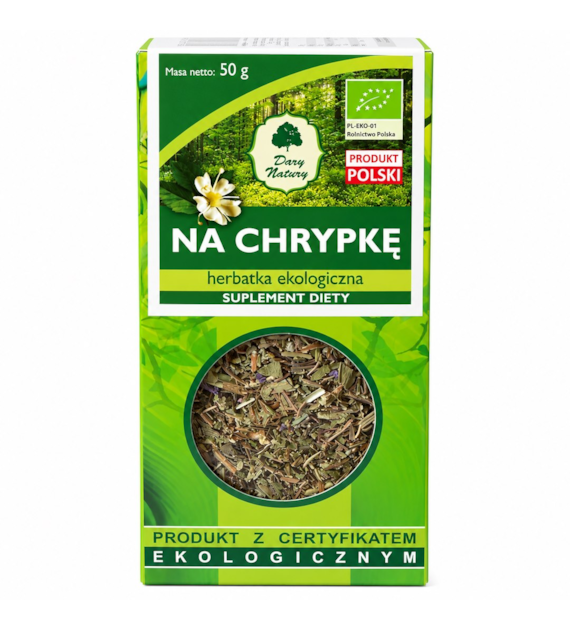 Herbatka Na chrypkę BIO 50g DARY NATURY - suplement diety