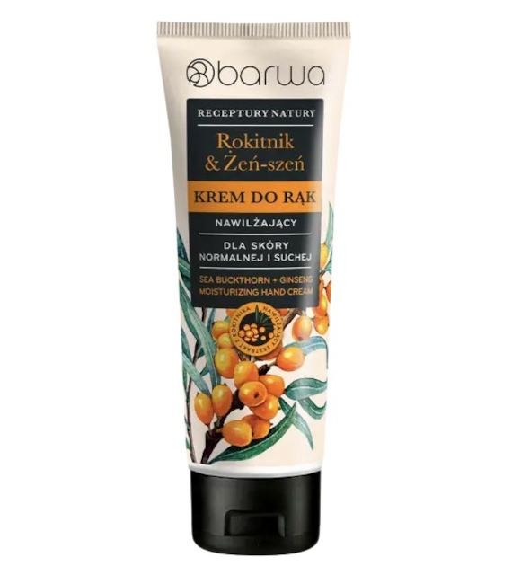 Krem do rąk rokitnik & żeń-szeń nawilżający 100ml BARWA RECEPTURY NATURY