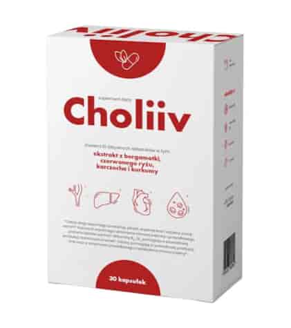 CHOLIIV - cholesterol, homocysteina, wątroba 30 kaps.