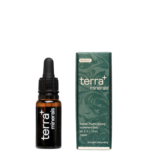 TERRA+ Minerals - kwas humusowy (fulwowy) pH 2,5 15ml