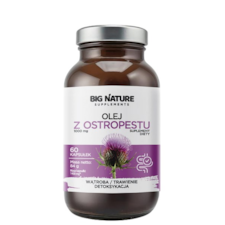 BIG NATURE Kapsułki Olej z ostropestu 1000mg, 60 kaps.