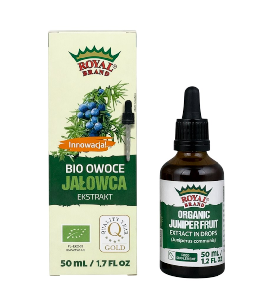 Ekstrakt z owoców jałowca BIO 50ml ROYAL BRAND