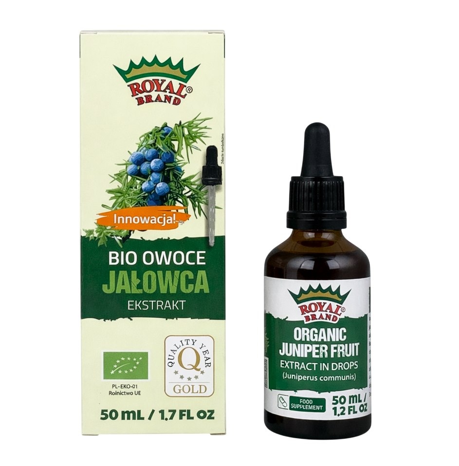Ekstrakt z owoców jałowca BIO 50ml ROYAL BRAND