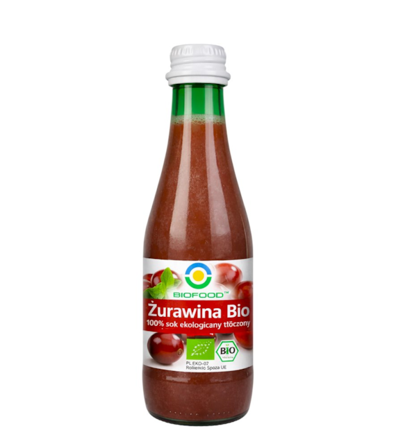 BIOFOOD Sok z żurawiny 100% NFC BIO 300ml