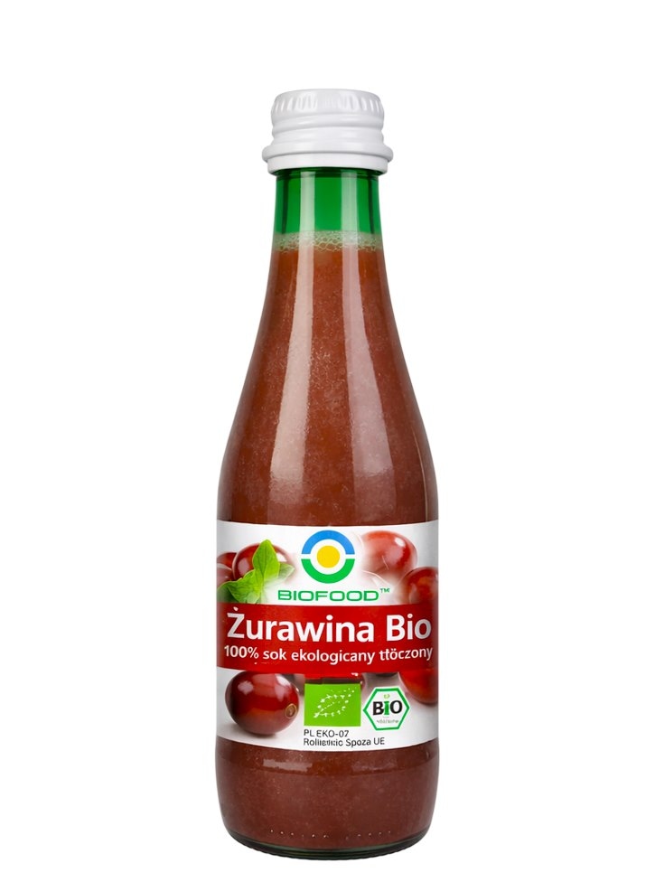 BIOFOOD Sok z żurawiny 100% NFC BIO 300ml