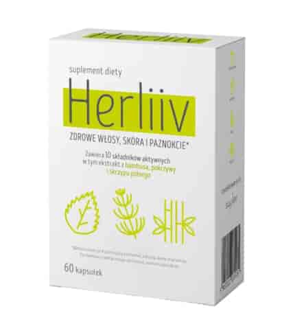 HERLIIV 60 kaps. - zdrowe włosy, skóra i paznokcie
