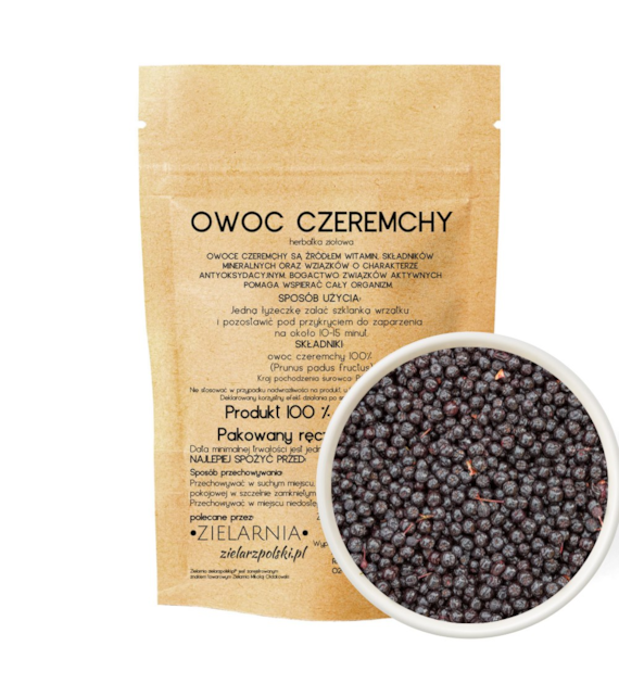 Czeremcha owoc 50g ZIELARZPOLSKI.PL