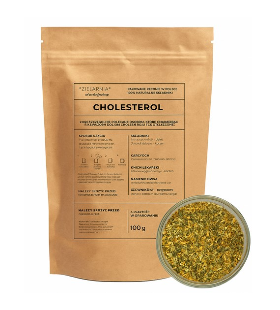 Cholesterol - herbatka ziołowa 100g ZIELARZPOLSKI.PL