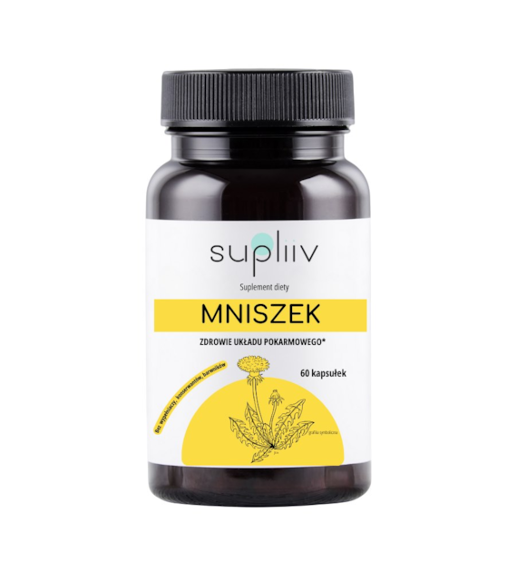 Mniszek lekarski korzeń ekstrakt 400mg, 60kaps. SUPLIIV