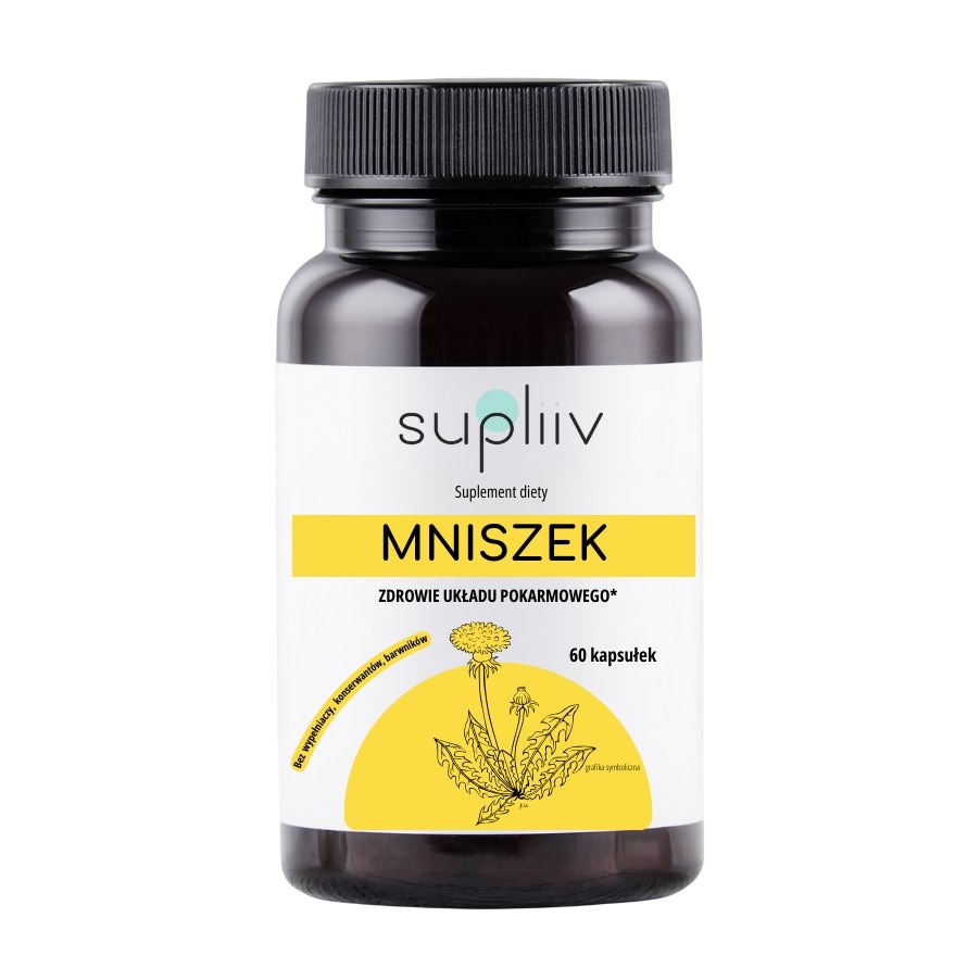 Mniszek lekarski korzeń ekstrakt 400mg, 60kaps. SUPLIIV