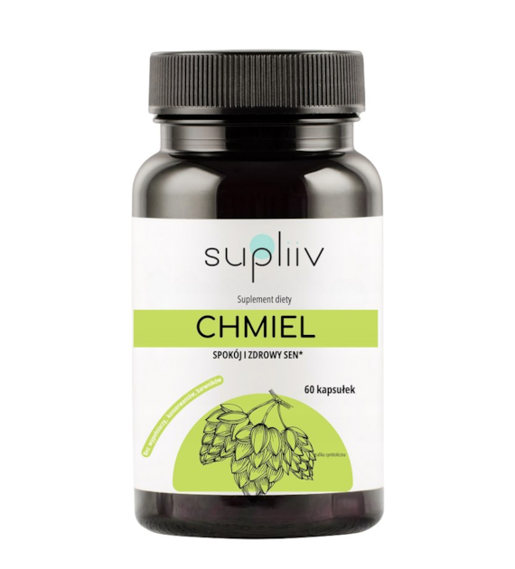 Chmiel ekstrakt 10:1 400mg, 60kaps. SUPLIIV