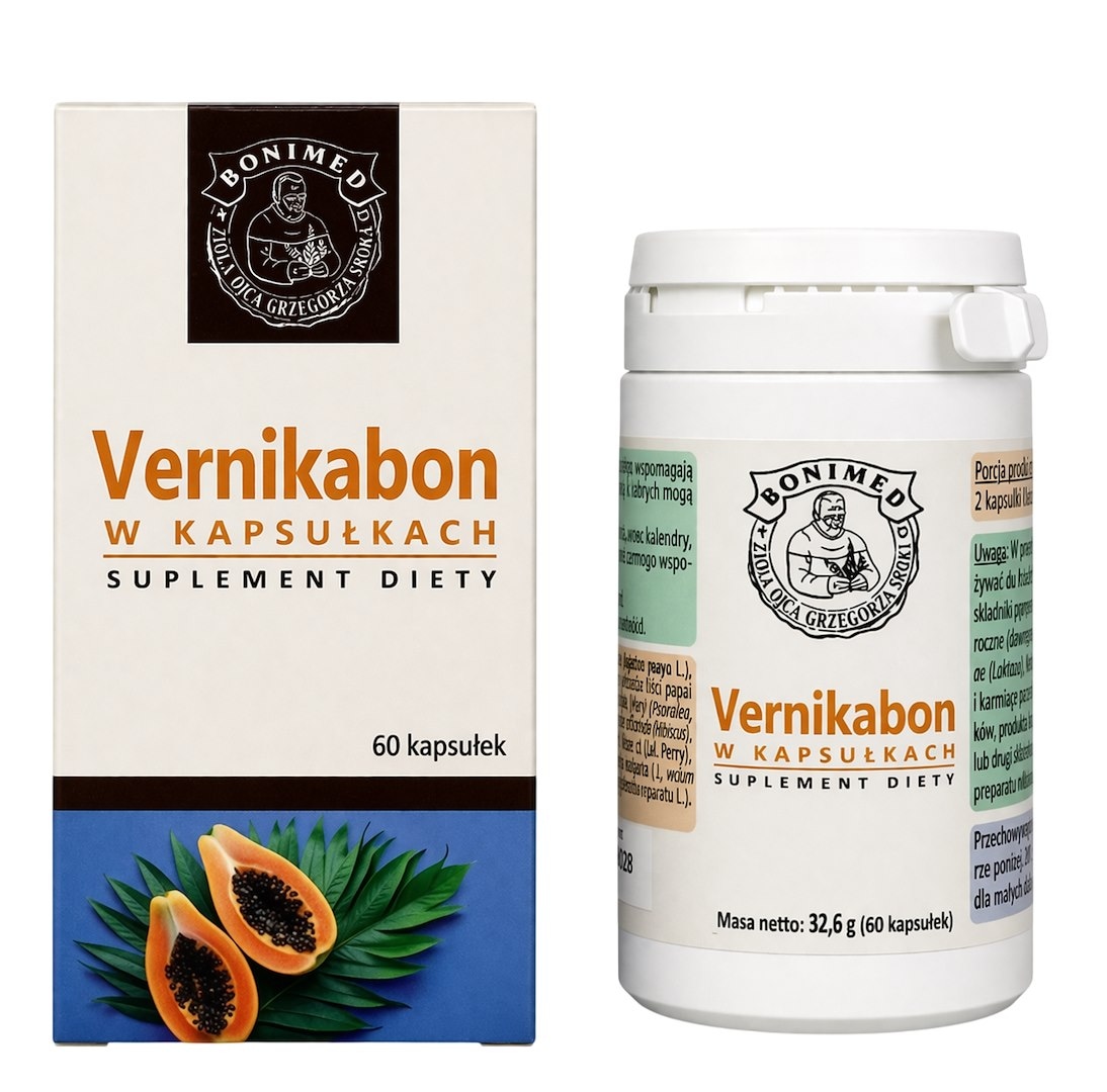 Vernikabon w kapsułkach 60 kaps. BONIMED