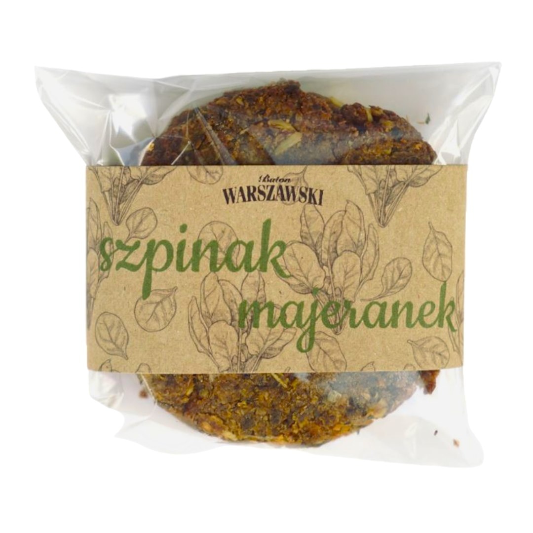 CIASTKO WARSZAWSKIE Szpinak i majeranek 60g